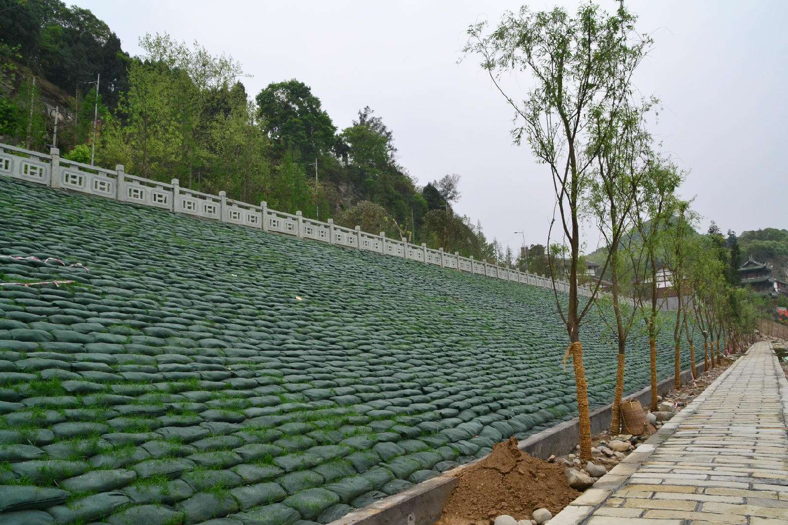 护坡无纺布展示